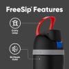 imageOwala Wicked FreeSip Insulated Stainless Steel Water Bottle with Straw for Sports and Travel BPAFree Sports Water Bottle 32 oz Glinda PinkDarth Vader