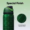 imageOwala Wicked FreeSip Insulated Stainless Steel Water Bottle with Straw for Sports and Travel BPAFree Sports Water Bottle 32 oz Glinda PinkElphaba