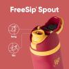 imageOwala Wicked FreeSip Insulated Stainless Steel Water Bottle with Straw for Sports and Travel BPAFree Sports Water Bottle 32 oz Glinda PinkGryffindor