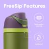 imageOwala Wicked FreeSip Insulated Stainless Steel Water Bottle with Straw for Sports and Travel BPAFree Sports Water Bottle 32 oz Glinda PinkHulk