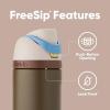 imageOwala Wicked FreeSip Insulated Stainless Steel Water Bottle with Straw for Sports and Travel BPAFree Sports Water Bottle 32 oz Glinda PinkMandalorian
