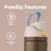imageOwala Wicked FreeSip Insulated Stainless Steel Water Bottle with Straw for Sports and Travel BPAFree Sports Water Bottle 32 oz Glinda PinkMandalorian
