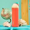 imageOwala Wicked FreeSip Insulated Stainless Steel Water Bottle with Straw for Sports and Travel BPAFree Sports Water Bottle 32 oz Glinda PinkMoana