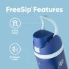 imageOwala Wicked FreeSip Insulated Stainless Steel Water Bottle with Straw for Sports and Travel BPAFree Sports Water Bottle 32 oz Glinda PinkRavenclaw