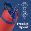 imageOwala Wicked FreeSip Insulated Stainless Steel Water Bottle with Straw for Sports and Travel BPAFree Sports Water Bottle 32 oz Glinda PinkSpiderman