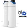 imageOwala Wicked FreeSip Insulated Stainless Steel Water Bottle with Straw for Sports and Travel BPAFree Sports Water Bottle 32 oz Glinda PinkStorm Trooper