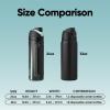 imageOwala Wicked FreeSip Insulated Stainless Steel Water Bottle with Straw for Sports and Travel BPAFree Sports Water Bottle 32 oz Glinda PinkTron