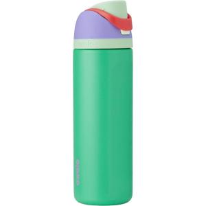 imageOwala Wicked FreeSip Insulated Stainless Steel Water Bottle with Straw for Sports and Travel BPAFree Sports Water Bottle 32 oz Glinda PinkAriel