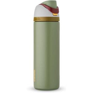imageOwala Wicked FreeSip Insulated Stainless Steel Water Bottle with Straw for Sports and Travel BPAFree Sports Water Bottle 32 oz Glinda PinkBoba Fett