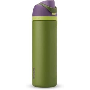 imageOwala Wicked FreeSip Insulated Stainless Steel Water Bottle with Straw for Sports and Travel BPAFree Sports Water Bottle 32 oz Glinda PinkHulk