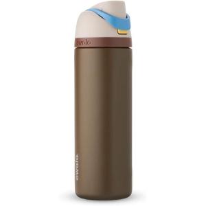 imageOwala Wicked FreeSip Insulated Stainless Steel Water Bottle with Straw for Sports and Travel BPAFree Sports Water Bottle 32 oz Glinda PinkMandalorian