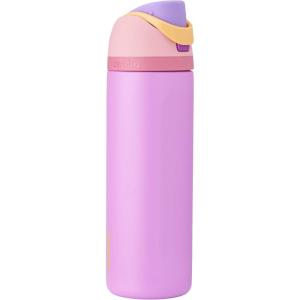 imageOwala Wicked FreeSip Insulated Stainless Steel Water Bottle with Straw for Sports and Travel BPAFree Sports Water Bottle 32 oz Glinda PinkRapunzel