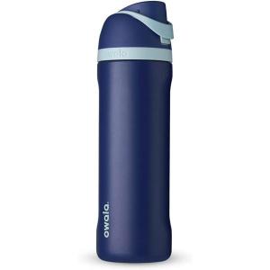 imageOwala Wicked FreeSip Insulated Stainless Steel Water Bottle with Straw for Sports and Travel BPAFree Sports Water Bottle 32 oz Glinda PinkRavenclaw