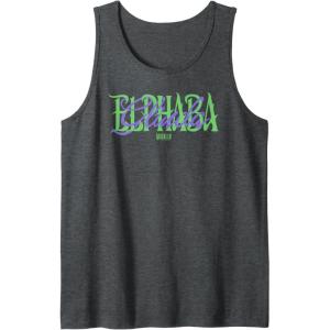 imageWicked For Good Glinda and Elphaba Name Overlay Tank TopDark Heather Grey