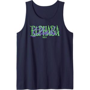 imageWicked For Good Glinda and Elphaba Name Overlay Tank TopNavy Blue