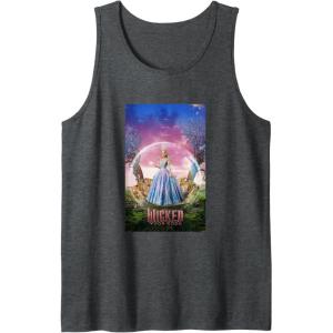 imageWicked for Good Glinda Bubble Poster Tank TopDark Heather Grey
