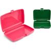 imageCaboodles OnTheGo Girl Makeup Box Wicked For Good Glinda Glam Limited Edition Hard Plastic Makeup Organizer Box BuiltIn Mirror Secure Latch Includes a WickedThemed Sticker SheetWicked  Pink  Green
