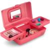 imageCaboodles OnTheGo Girl Makeup Box Wicked For Good Glinda Glam Limited Edition Hard Plastic Makeup Organizer Box BuiltIn Mirror Secure Latch Includes a WickedThemed Sticker SheetWicked Glinda  Pink Sparkle