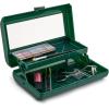 imageCaboodles OnTheGo Girl Makeup Box Wicked For Good Glinda Glam Limited Edition Hard Plastic Makeup Organizer Box BuiltIn Mirror Secure Latch Includes a WickedThemed Sticker SheetWicked Emerald Sparkle  Fun Citron