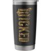 imageWicked For Good Gold Glam Logo Stainless Steel Insulated TumblerBlack