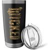 imageWicked For Good Gold Glam Logo Stainless Steel Insulated TumblerBlack