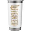 imageWicked For Good Gold Glam Logo Stainless Steel Insulated TumblerWhite