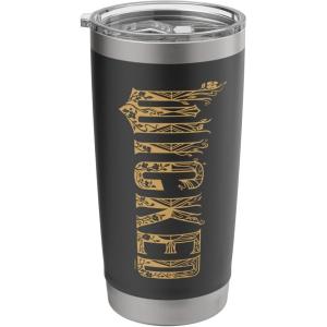 imageWicked For Good Gold Glam Logo Stainless Steel Insulated TumblerBlack