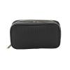 imageConair Makeup Bag Large Double Zip Toiletry and Cosmetic Bag Perfect Size for Use At Home or Travel Double Zip Organizer Shape in BlackBlack