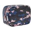 imageConair Makeup Bag Large Double Zip Toiletry and Cosmetic Bag Perfect Size for Use At Home or Travel Double Zip Organizer Shape in BlackBlue  Pink  Black Camo