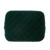 imageConair Makeup Bag Large Double Zip Toiletry and Cosmetic Bag Perfect Size for Use At Home or Travel Double Zip Organizer Shape in BlackEvergreen