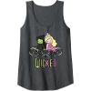 imageWicked Elphaba ampamp Glinda Together Playful Cartoon Style Tank TopDark Heather Grey