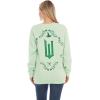 imageWicked womens Wicked Womens Ladies ampamp Juniors Front ampamp Back Crewneck Sweatshirt With EmbroideryMint