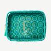 imageConair Makeup Bag Large Double Zip Toiletry and Cosmetic Bag Perfect Size for Use At Home or Travel Double Zip Organizer Shape in BlackElphaba Green