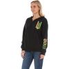 imageWicked womens Wicked Glinda ampamp Elphaba Womens Ladies ampamp Juniors Black Zip Multihit HoodieBlack