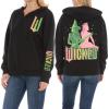 imageWicked womens Wicked Glinda ampamp Elphaba Womens Ladies ampamp Juniors Black Zip Multihit HoodieBlack