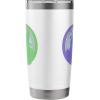 imageWicked For Good Glinda ampamp Elphaba Face to Face Stainless Steel Insulated TumblerWhite