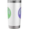 imageWicked For Good Glinda ampamp Elphaba Face to Face Stainless Steel Insulated TumblerWhite