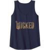 imageWicked For Good Gold Glam Logo Tank TopNavy Blue