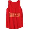 imageWicked For Good Gold Glam Logo Tank TopRed