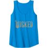 imageWicked For Good Gold Glam Logo Tank TopSapphire Blue
