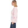imageWicked Glinda ampamp Elphaba Womens Ladies ampamp Juniors Crewneck Sweatshirt with Embroidery ampamp Chenille Sleeve ampamp Back GraphicsPink