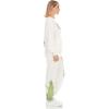imageWicked Womens Ladies ampamp Juniors OffWhite 2Piece Crewneck ampamp Jogger Set with Screen Print ampamp Iridescent RhinestonesOffwhite