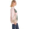imageWicked womens Wicked Elphaba Womens Ladies ampamp Juniors Printed Wash Crewneck SweatshirtPinkcombo