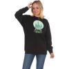 imageWicked womens Wicked Womens Ladies ampamp Juniors Black Crewneck Sweatshirt With Emerald City Vinyl Crystal Ball Glitter PrintBlack