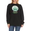 imageWicked womens Wicked Womens Ladies ampamp Juniors Black Crewneck Sweatshirt With Emerald City Vinyl Crystal Ball Glitter PrintBlack