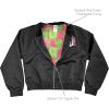 imageWicked womens Wicked Womens Ladies ampamp Juniors Satin Bomber Jacket With Embroidery Applique Patches ampamp Printed LiningBlack