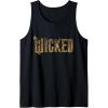 imageWicked For Good Gold Glam Logo Tank TopBlack