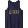 imageWicked For Good Gold Glam Logo Tank TopNavy Blue