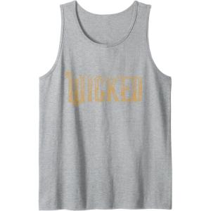 imageWicked For Good Gold Glam Logo Tank TopHeather Grey