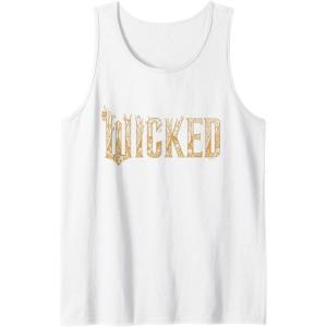 imageWicked For Good Gold Glam Logo Tank TopWhite